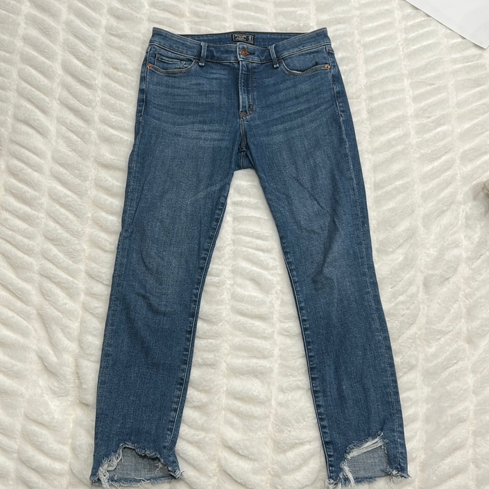 Abercrombie & Fitch Harper low rise ankle jeans